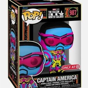 Funko Pop Captain America black light 987